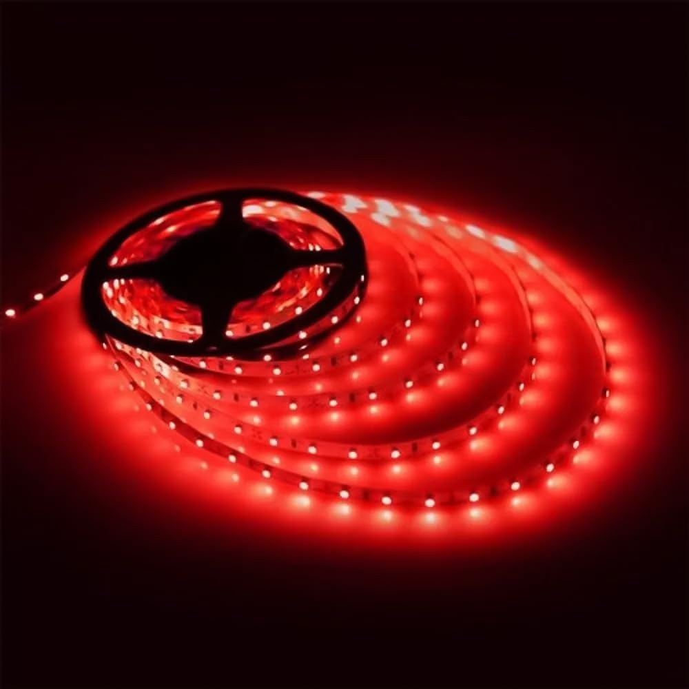 amiciCare 4040 Red Color LED Strip Light | 5m Long, 60 LED/Meter